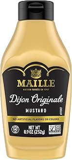 Maille Mustard for Marinades, Mustard Sauce and Tasty Recipes Dijon Originale Squeeze No Artificial Colors or Flavors 8.9 oz