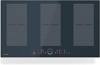 Klarstein Delicatessa 90 Induction Hob - 6-Zone Built-In Induction Cooker, 10500W With Flexzone & Boosters, Slider Control, Timer & Child Lock, Black Glass-Ceramic, 90cm Design