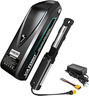 48V 16AH Lithium Battery, 30A BMS, Includes 2A Charger XT60 Connector, for 200W-1500W Controller Motor Power Supply Equipment,Solar Storage and More (48V16AH (with Charger))