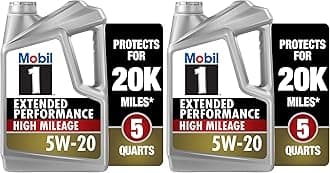 1-123840 Extended Performance High Mileage 5W-20, Gray; 5QT (Pack of 2)