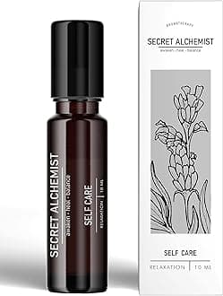 Secret Alchemist SelfCare Rollon Oil for Reducing Anxiety | Helps Rejuvenating, Calms Nerves, Relieves Stress | Contains Lavender, Ylang Ylang (Pack of 1-10ml)