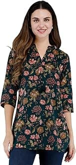 Women Indian Cotton Short Kurti Tunic | ORDER 1 SIZE BIGGER