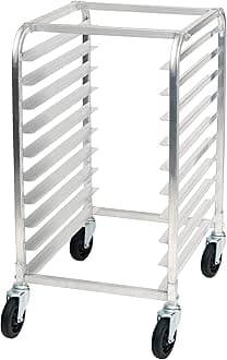 Winco 10 Tier Aluminum Rack,Space:3"
