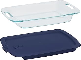 Pyrex Easy Grab 8-Piece Glass Bakeware and Food Storage Set