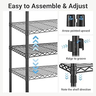 VIPEK R2C Medium Heavy Duty Clothes Rack Rolling Garment Rack with Cover Adjustable Clothing Rack for Hanging Clothes Portable Closets with Double Rods, Black Rack with Black Upgarded Polyester Cover