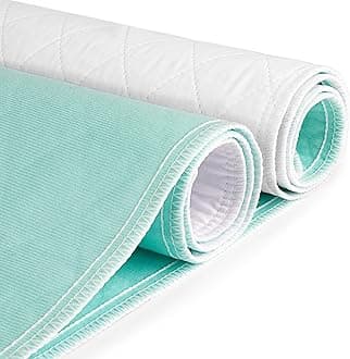 CoolShields Waterproof Bed Pads Incontinence 34'' x 36'' (2 Pack) Washable Reusable Bedwetting Mattress Protector Pad for Kids, Adults, Elderly, and Pets