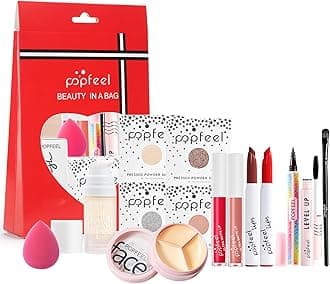 Joyeee Makeup Gift Set, 14 Pcs Full Kit Come with Eyeshadow Lipstick Lipgloss Concealer etc, for Face Eyes Lip, Complete Starter Bundle for Women and Girls, Portable Beauty Set with Storage Bag#2