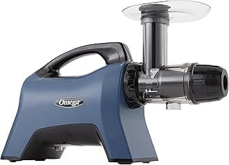 Omega MM1500BL Medical Medium Celery Juicer and Nutrition System, BPA Free, Slow Masticating High Juice Yield, 200-Watt, Blue