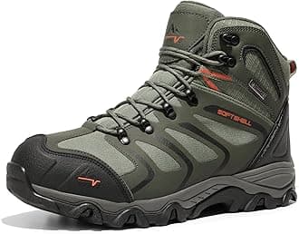 Men's Ankle High Waterproof Hiking Boots Backpacking Trekking Trails Shoes