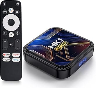 CHROX Android 13.0 TV Box,Smart TV Box RK3258 Quad-Core 64-Bit ARM Cortex-A53 Support 8K/4K 2.4/5.0Ghz WIFI BT4.0 100/1000M Ethernet HDMI 2.0 H.265 Set Top Box,4GB+32GB