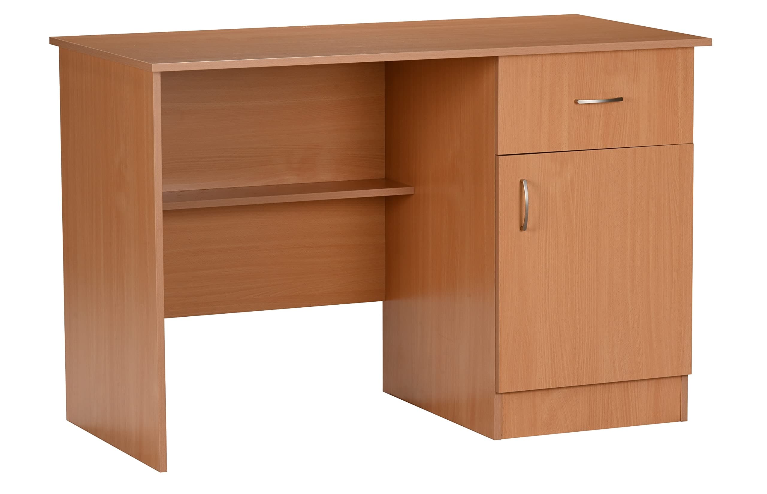 Hermes Engineered Wood Study & Computer Table and Office Desk (Bavarian Beech, Matte Finish)