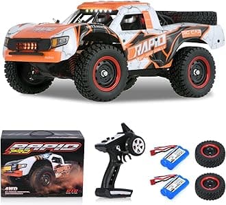 1:14 Brushless RC Trucks, 70 KMH High Speed 4WD RTR Fast RC Cars All Terrain, 2024 New Upgrade Electric Off-Road Remote Control Truck with 2 Batteries, Vehicle Car Toys Gifts