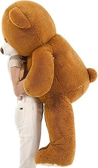 MaoGoLan Giant Teddy Bear 50in Large Stuffed Animal Jumbo Big Bear Plush, Soft Teddy Plush Toy for Kids Teens Girls Birthday Gift Cute Decorations for Baby Shower Themed Party
