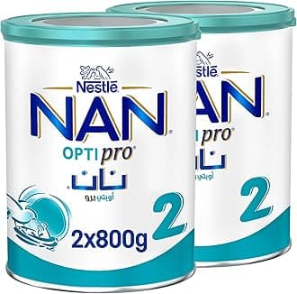 Nestlé NAN Optipro Stage 2, From 6 to 12 Months, 800g Dual Pack (800g x 2)