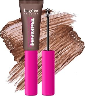 bayfree Thickening Eyebrow, Waterproof Tinted Brow Glue, Wearable Eyebrow Glue for 16h, Dark Brown