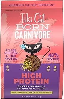 Cat Born Carnivore Grain Free Dry Food, Chicken & Herring Non-GMO Recipe 2.8 lbs.
