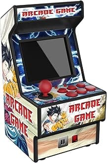 Handheld Game Consoles, Portable Retro Mini Arcade with 156 Classical Video Games Support for Connecting TV, 2.8 Inch Screen, Rechargeable Battery, Gift for Kids and Adult