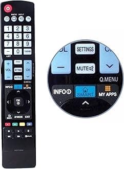 Smartby Replacement LG AKB73756542 SMART TV FULL FUNCTION REMOTE CONTROL (AGF76692608)