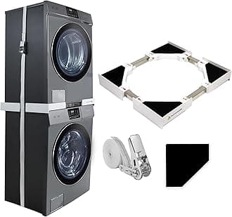 MaxWorks Stacking Kit for Washer and Dryer, Universal Stacking Kit for Washing Machine and Dryer