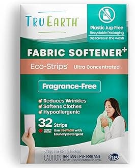 - Fabric Softener Strips for Washing Machine, Alternative to Fabric Softener Liquid and Pods, Unscented Fragrance Free, Up to 64 Loads Per 32-Count