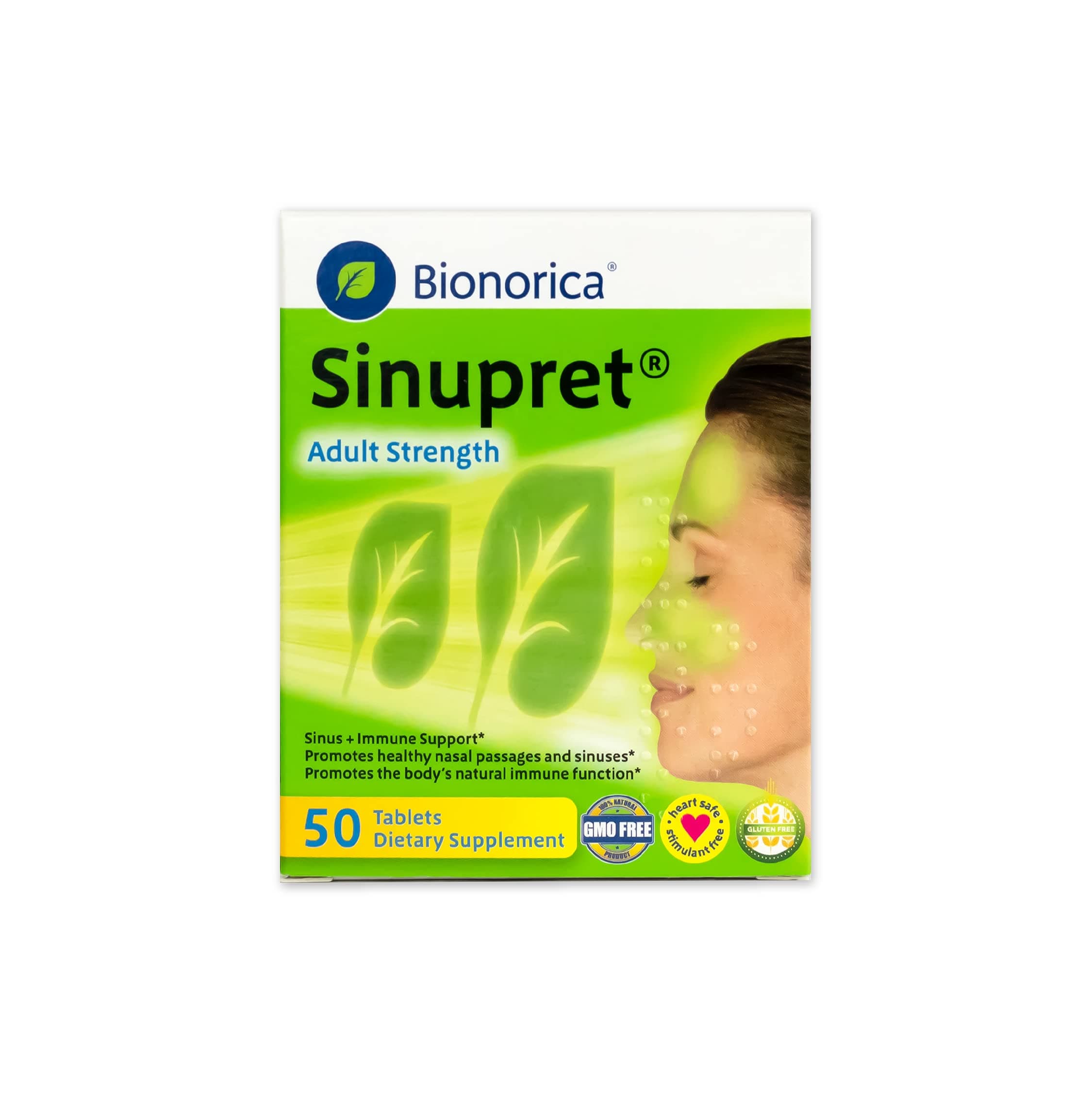 Sinupret Herbal Supplement, 50 Count