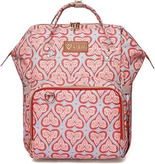 VISMIINTREND Customized Diaper Backpack for Mother for Travel | Maternity Nappy Bag | Large Baby Diaper Bag | Diaper Bag for New Born Baby | Hospital Bag for Women | Baby Shower Gift for Mom