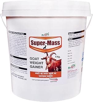 Goat Supplement For Weight Gain, 5 Kg, Super Mass, Powder