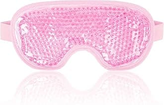 NEWGO Cooling Eye Mask for Puffy Eyes, Reusable Hot Cold Therapy Gel Cold Eye Mask for Migraine, Headache, Dark Circles, Dry Swollen Eyes, Sinus Pain-Light Pink