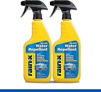 Rain-X 630529 Glass Treatment Trigger, 16 fl oz - Exterior Glass Treatment to Drastically Improve Wet Weather Driving Visibility During All Weather Conditions (Pack of 2)
