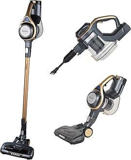 BeldrayBEL01004ISMOBX Airgility Pet Max Cordless Stick Vacuum – 2-in-1 Handheld Upright Vac Cleaner, 50 Min Runtime, Compact, Motorised Pet Hair Tool, 29.6 V Battery, 1.2 L Dust Container, Copper