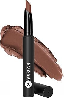 SUGAR Cosmetics - Matte Attack - Transferproof Lipstick - 14 Caffeine Bandit (Chocolate Brown, 2 gm)