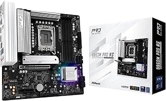 B860M Pro RS Intel Core Ultra B860 DDR5 8666 MHz 256GB M.2 LGA1851 Micro ATX Motherboard SATA3 6.0 Gb/s PCIe 5.0 BIOS Flashback