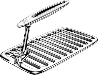 qAp quality art Practical Heavy Duty Bacon Press, Stainless Steel Grill Press, Griddle BBQ Accessories for Hamburger Steak Weight Meat