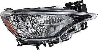 Passenger Side Headlight Assembly Compatible with 2019-2020 Toyota Yaris L LE XLE 2016 Scion iA SC2503106