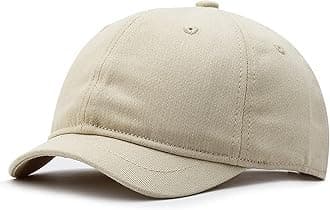 Faringoto Men's Cotton Short Brim Baseball Cap Casual Peaked Cap Ladies Versatile Equestrian Sun Hat