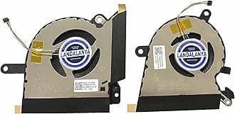 Replacement New CPU and GPU Cooling Fan for ASUS ROG Flow X13 GV301 GV301Q GV301QC GV301QE GV301QH Series DFS5K123043638 FMQM DFS5K223052838 FMQN DC5V 0.5A Fan