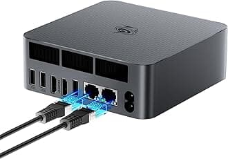 Beelink EQI12 Mini PC,12th Gen Core i3-1220P (10C/12T,up to 4.4GHz),Mini Computer with 16GB RAM 500GB M.2 2280 PCle 4.0x4 SSD,4K Dual Screen Display/WiFi6/BT5.2/USB3.0/Dual Gigabit LAN