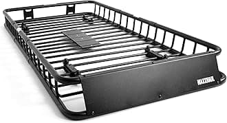 MaxxHaul Universal Steel Roof Rack Black Durable Type 68kg Capacity 163×99×15cm [Officially Imported to Japan] 50506