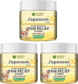 Mexmy Ultra Fast Pain Relief Cream - 100g | Suitable for Back Pain, Muscle Pain, Joint Pain, Knee Pain | 100% Ayurvedic Formula | Suitable for Sports & Gym related injuries ((300gm- Pack Of 3))