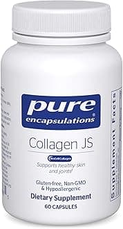 Pure Encapsulations Collagen JS - Skin & Joint Health* - 1,000 mg Hydrolyzed Biocell Collagen - Gluten Free & Non-GMO - 60 Capsules