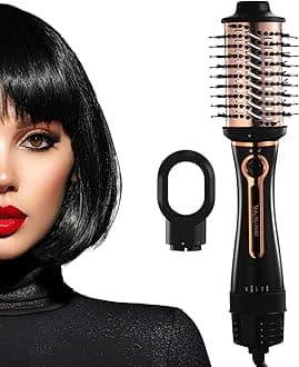 Urban yog MakeMeeBold 3-in-1 Hot Air Brush | 1.5-inch Barrel | Hair Dryer Hair Straightener Volumizer Blow Dryer Styling Tool,1200 Watt, Multicolour