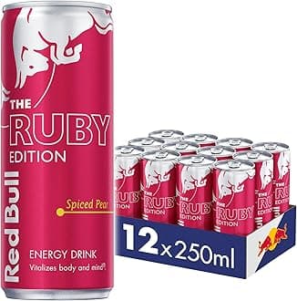 Energy Drink Ruby Edition Spiced Pear 250ml x12