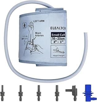 Extra Small Size Cuff Compatible with Omron 4”-8” Inches (10-20CM) Blood Pressure Cuff ARM BP Replacement Cuff for Pediatric Child XS(Extra Small Size)