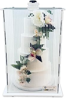 Reusable Mini/Tall Cake Transporter, Clear Plastic Cake Carrier (14" W x 22" H)