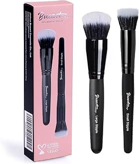 Domed Stipple Makeup Brush with Small Stipple Makeup Brush For lightly applies and blends face powders, liquid blush and creams foundation. M11