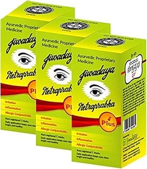 Netraprabha Plus Ayurvedic Herbal Honey Base Eye Drops, Green, 10 ml (Pack Of 3)