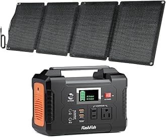 200W 151Wh Portable Power Station + 60W 18V Foldable Solar Panel