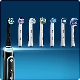Oral-B Braun 4210201217749 CrossAction Black Edition Replacement Toothbrush Heads 16 Degree Bristles for Superior Cleaning Pack of 5 Black