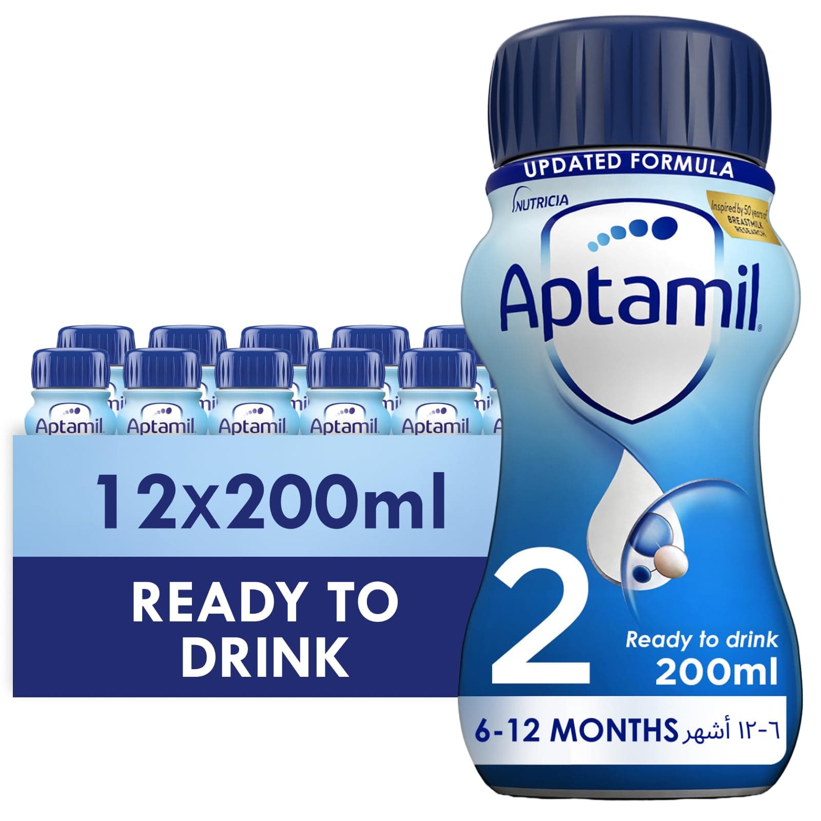 Advance 2 Follow-On Formula Milk From 6-12 Months, Easy To Use Pack, 400g - Pack of 12