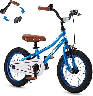 Kids Bike, Terra EZ Balance to Pedal Convertable Bicycle, 14 16 18 Inch Easy Learn Balancing to Biking Boys Girls Ages 3-9 Years Beginners
